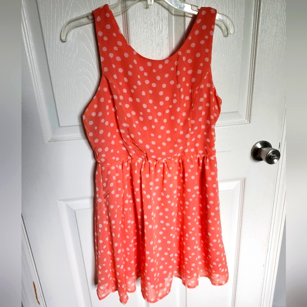 Polka Dot Sleeveless Dress